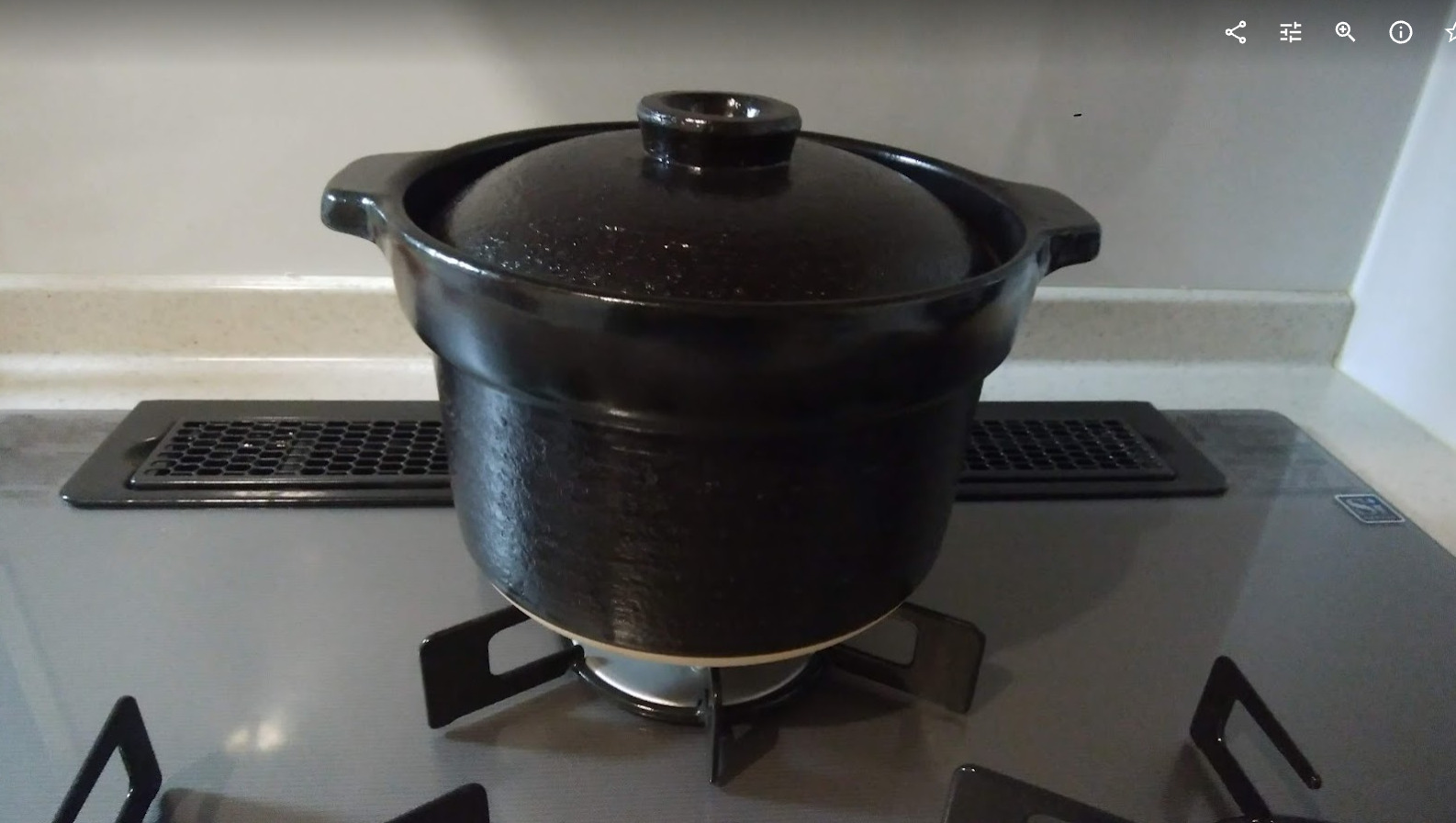 リンナイデリシアの専用炊飯土鍋