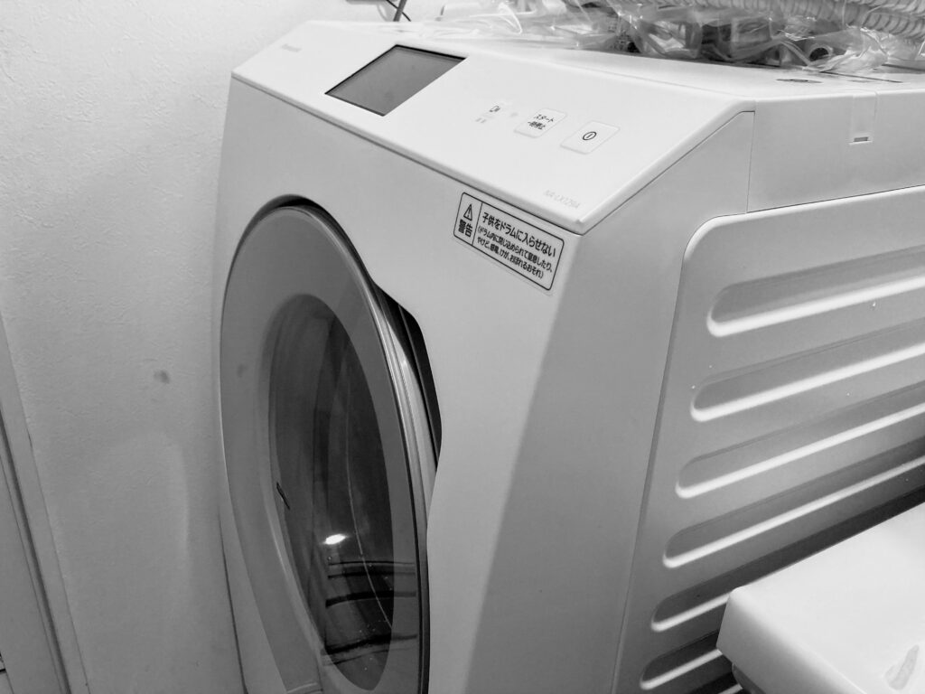 縦型洗濯機よりすべて大きいパナソニックドラム式洗濯乾燥機