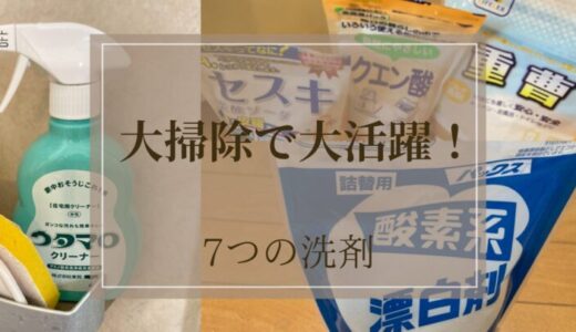 【大掃除】はこれだけ！7つの洗剤で家中ピカピカになるって知ってた？