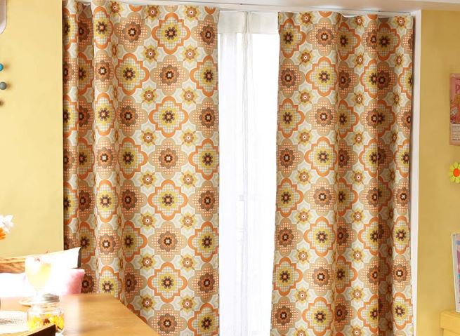カーテン柄を目立たせるならフラットや1.5倍もあり